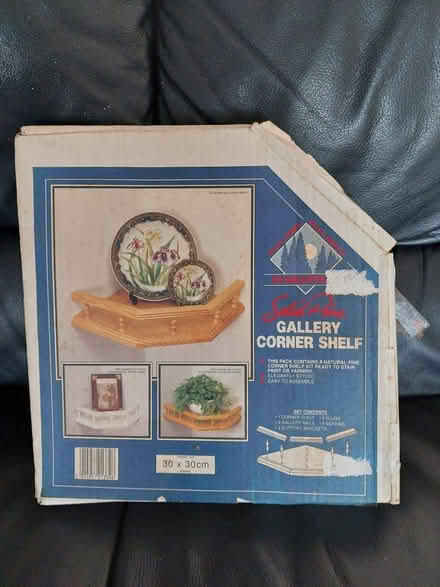 Photo of free Pine corner shelf, new, unused (Seaford BN25) #2