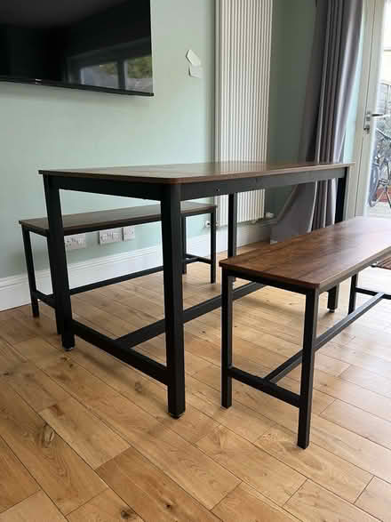 Photo of free Dining table and benchs (SW19) #2