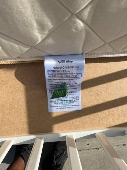 Photo of free Cot and acoustic panels (Southwark) #2