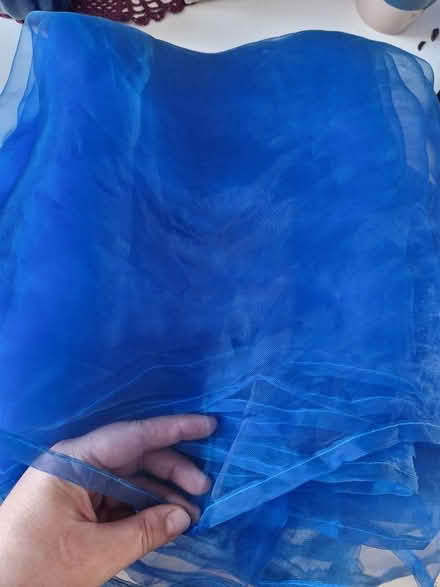 Photo of free Blue day curtains (Leytonstone high rd) #1