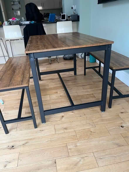 Photo of free Dining table and benchs (SW19) #1