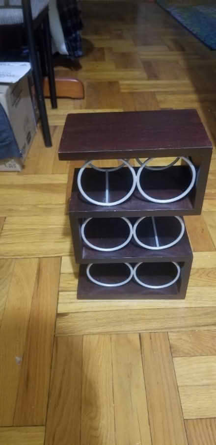 Photo of free 6 Bottle Countertop Wine Rack (Flatbush & Church, Brooklyn) #1
