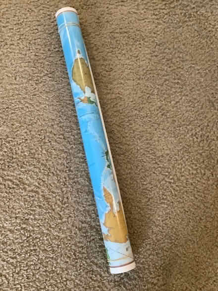 Photo of free World Map poster (Ypsilanti,byEllsworth&Mich Ave) #2
