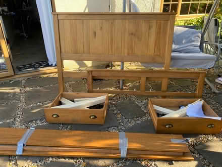 Photo of free King size wooden bed frame (Mangotsfield BS16) #2