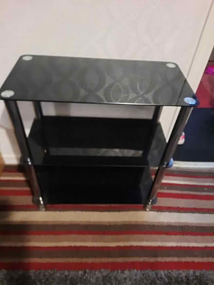 Photo of free 3 glass shelf unit (S26) #1