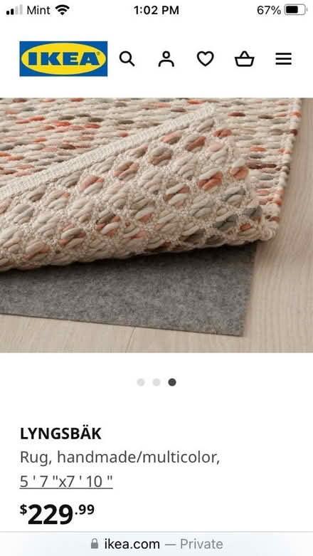 Photo of free Ikea Rug (Albany) #3