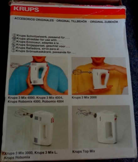 Photo of free kitchen shredder - original _accessory_ to Krups hand mixer (New Marston OX3) #4