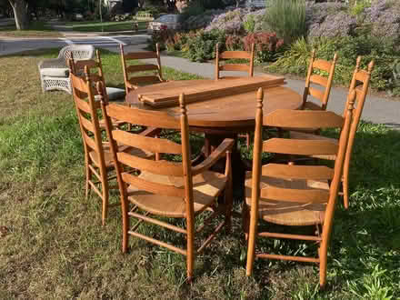 Photo of free Dining table and chairs (Watertown) #2