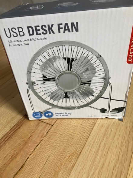 Photo of free mini USB-A desktop fan (Cobble Hill) #1
