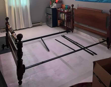Photo of free Full size bed frame (Shirley Village) #2