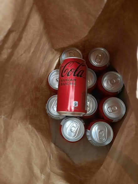 Photo of free 11 cans of Coke Zero (Hunt Club / McCarthy Rd.) #1