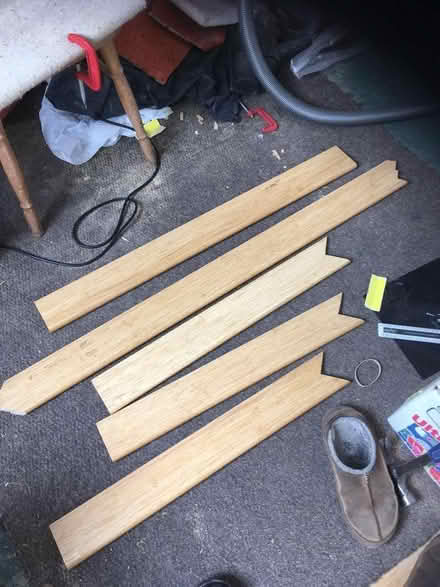 Photo of free 3x Solid bamboo-flooring stair-nosings. (Fulham SW6) #1