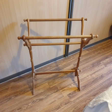 Photo of free Wooden towel rail (Dublin 8) #1