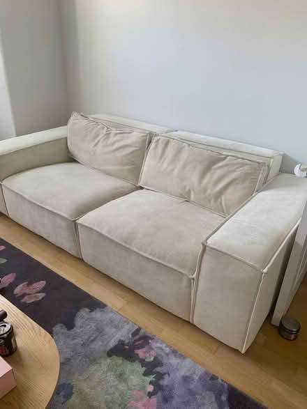 Photo of free Cream sofa (Fulham SW6) #3