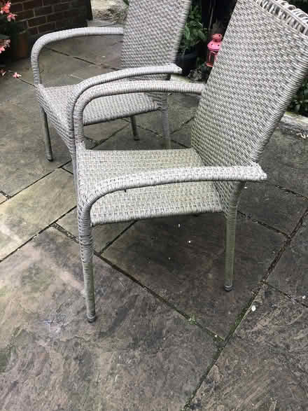 Photo of free 4 garden chairs (BH9 Moordown) #3