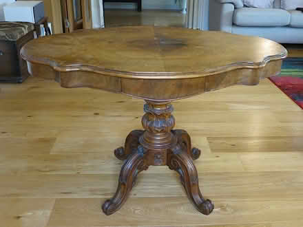 Photo of free Antique side table (walnut?, mahogany?) (Llandrindod LD1) #3