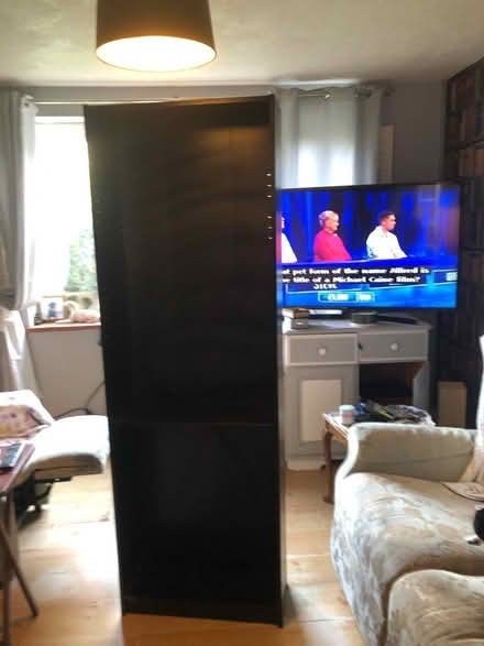 Photo of free Black bookshelve (Leigh kent) #1