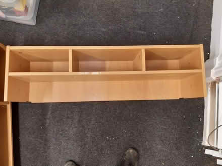 Photo of free 2 Wooden shelving units (Salford M7) #1