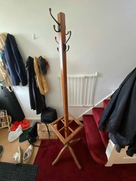 Photo of free Tall Free standing coat rack (Kenton) #1