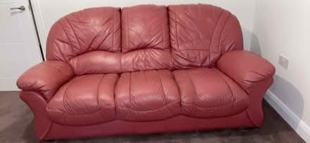 Photo of free 3 seater couch need 2 people quiet heavy. (Calthwaite CA11) #1