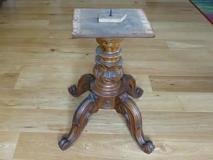 Photo of free Antique side table (walnut?, mahogany?) (Llandrindod LD1) #4