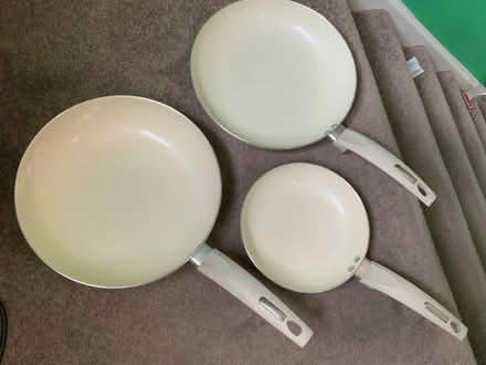 Photo of free 3 brand new ceramic frying pans (Colchester CO1) #1