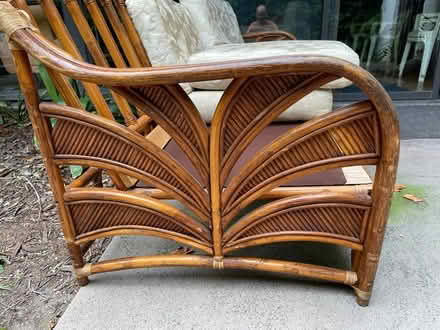 Photo of free Wicker sofa ready for restoration (90068) #2