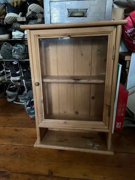 Photo of free Pine wall cabinet (Dinas Powys CF64) #1