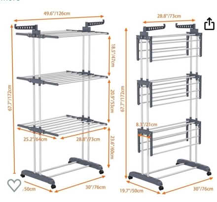 Photo of free Laundry rack (SE8 Deptford) #4