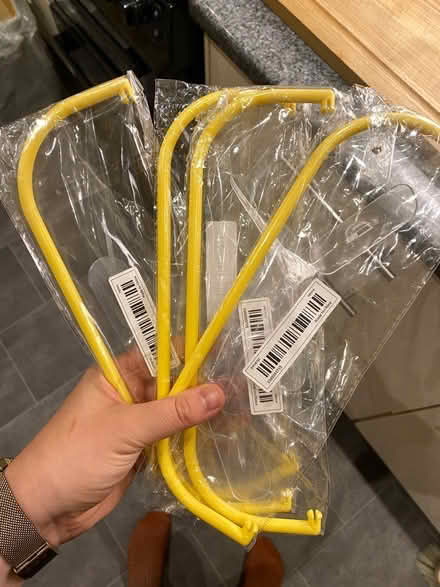 Photo of free 4x sticky shoe hangers (Canning Town North E16) #2