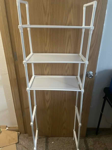 Photo of free Free-standing bathroom storage (135th Near Scholls Ferry) #1