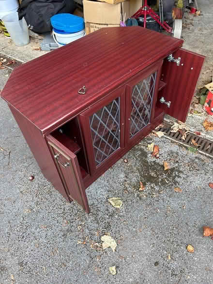 Photo of free tv corner cupboard (Warlingham) #3