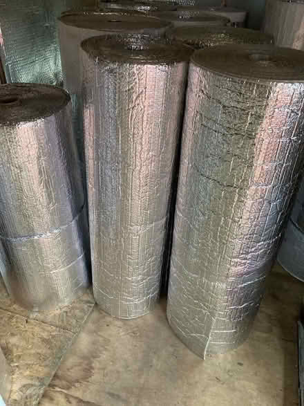 Photo of Silvery bubble insulation rolls (Golden Triangle NR2) #1