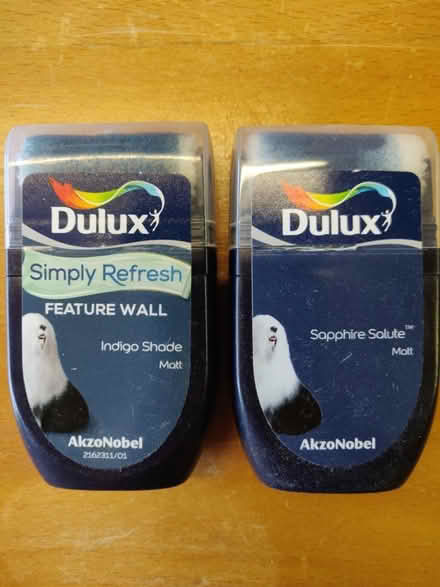 Photo of free Dulux blue paint testers (Didcot OX11) #1