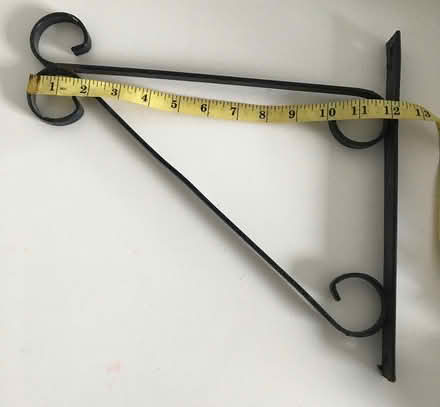 Photo of free Black wrought iron bracket (Paignton) #2