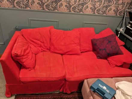 Photo of free Red modular sofa (Headingley LS6) #2