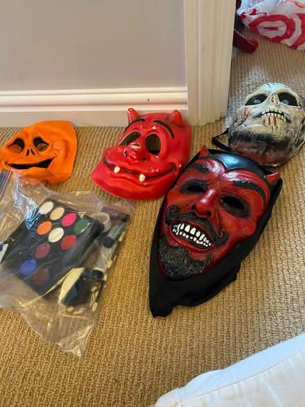 Photo of free Halloween dress up masks & make up (Surbiton KT6) #1