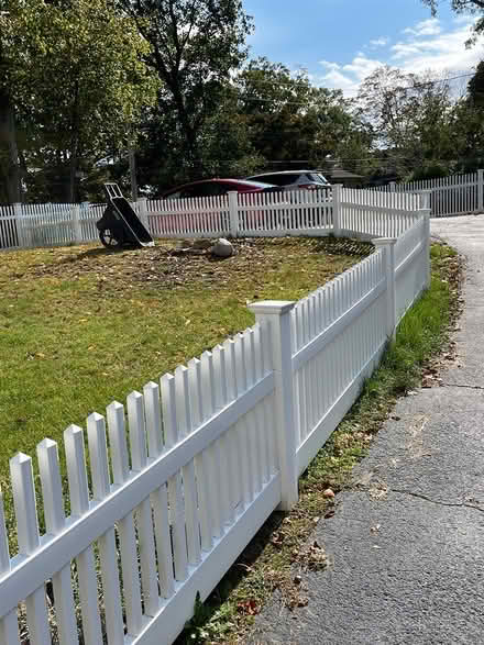 Photo of free White fencing (Mt. Kisco) #1