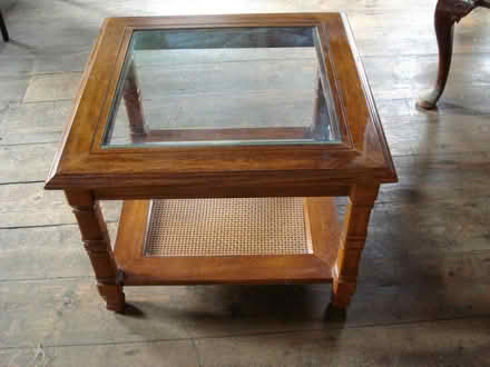 Photo of free Small glass topped coffee table (Pensax WR6) #3