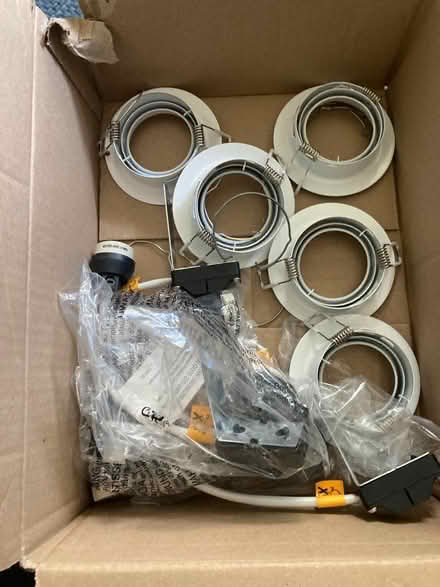 Photo of free 5 GU10 recessed light fittings (GU51) #1