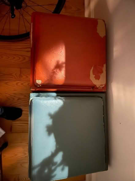 Photo of free Storage cubes. Faux leather (Park slope Brooklyn 11215) #3