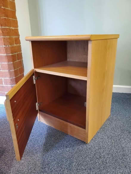 Photo of free Wooden bedside cabinet (Norham Manor OX2) #2