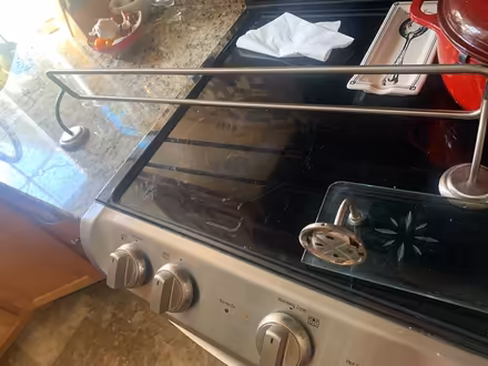 Photo of free Double brushed metal towel bar (Ayer) #3