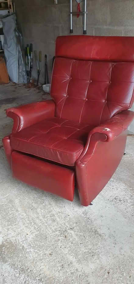 Photo of free Leather Recliner Chair (Brinscall PR6) #2