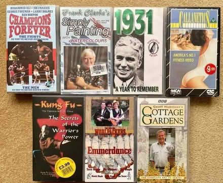 Photo of free VHS Video Tapes (Bollington SK10) #1
