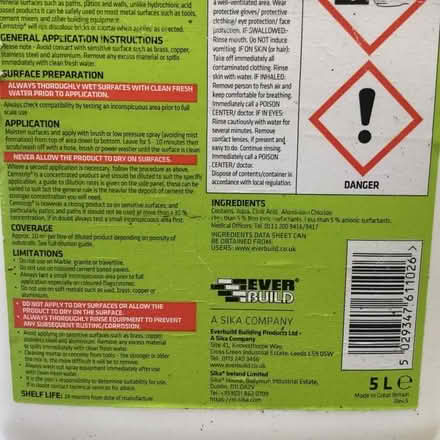 Photo of free Eco friendly Brick cleaner (Stretton DE55) #4