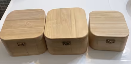 Photo of free Crafters 3 Wooden unfinished Boxes (Pembroke Pines) #1