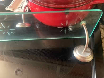 Photo of free Glass and brushed metal shelf (Ayer) #1