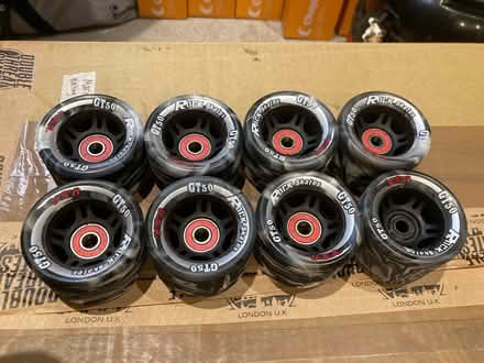 Photo of free Quad Skate Wheels (8) - Indoor (Camden) #1