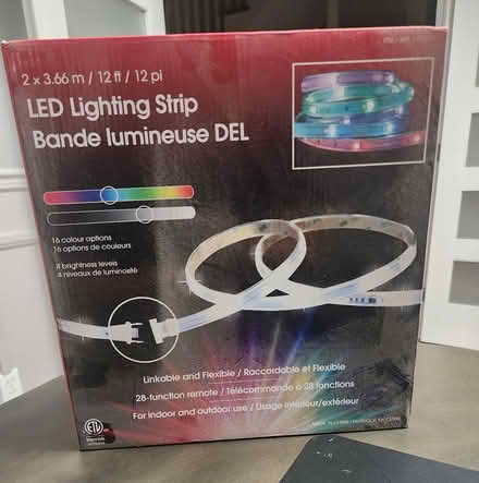 Photo of free LED lighting strip. 6 new in boxes (Aberfoyle, 5 mins S of Guelph) #2